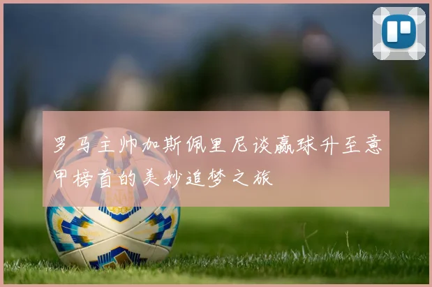罗马主帅加斯佩里尼谈赢球升至意甲榜首的美妙追梦之旅
